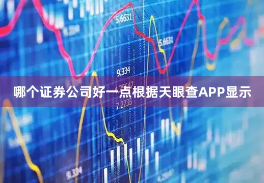 哪个证券公司好一点根据天眼查APP显示