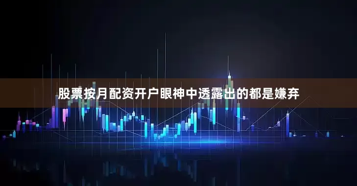 股票按月配资开户眼神中透露出的都是嫌弃